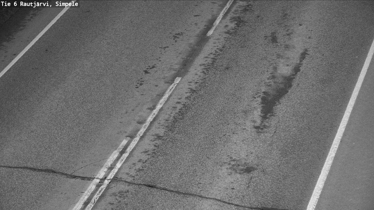 Weather Camera Image Väg 6 Rautjärvi, Simpele, Rautjärvi, Etelä-Karjala
