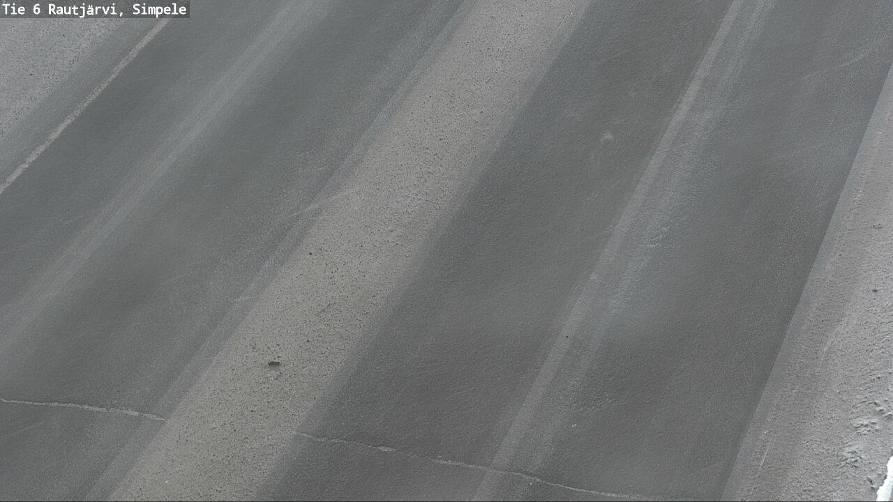 Weather Camera Image Road 6 Rautjärvi, Simpele, Rautjärvi, Etelä-Karjala