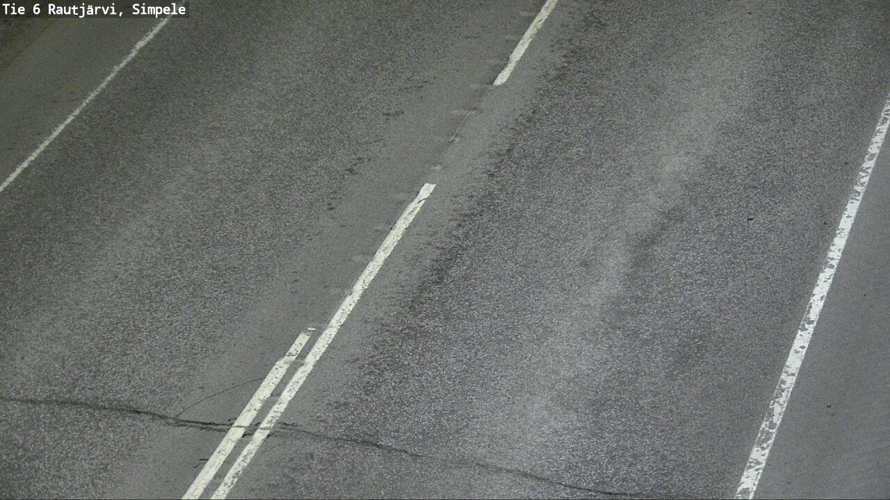 Weather Camera Image Road 6 Rautjärvi, Simpele, Rautjärvi, Etelä-Karjala
