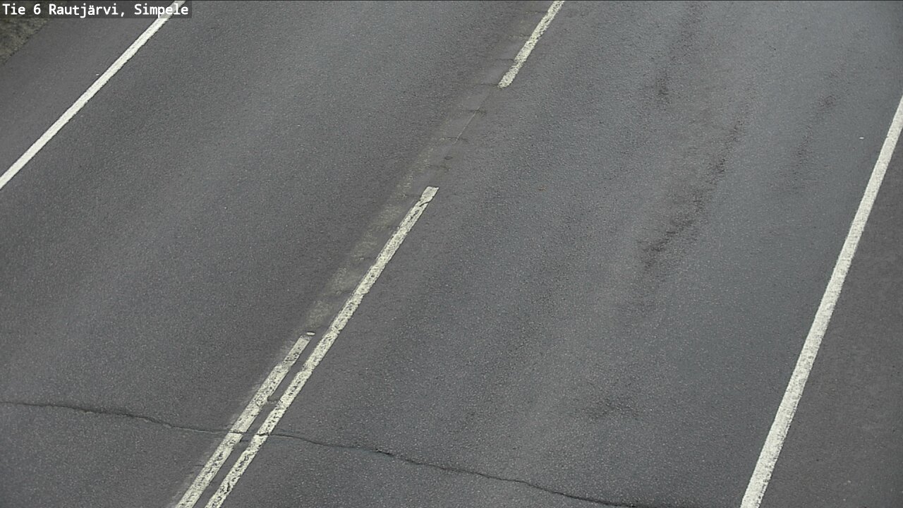 Weather Camera Image Väg 6 Rautjärvi, Simpele, Rautjärvi, Etelä-Karjala