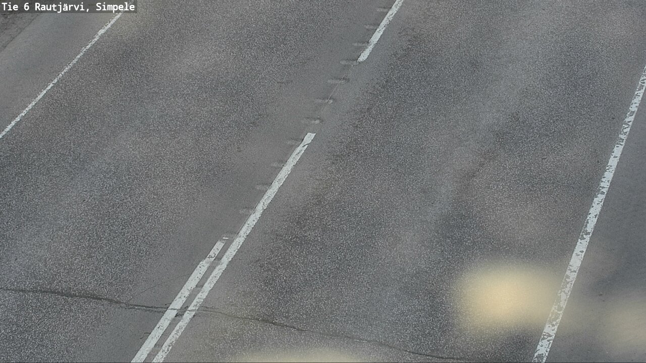 Weather Camera Image Road 6 Rautjärvi, Simpele, Rautjärvi, Etelä-Karjala
