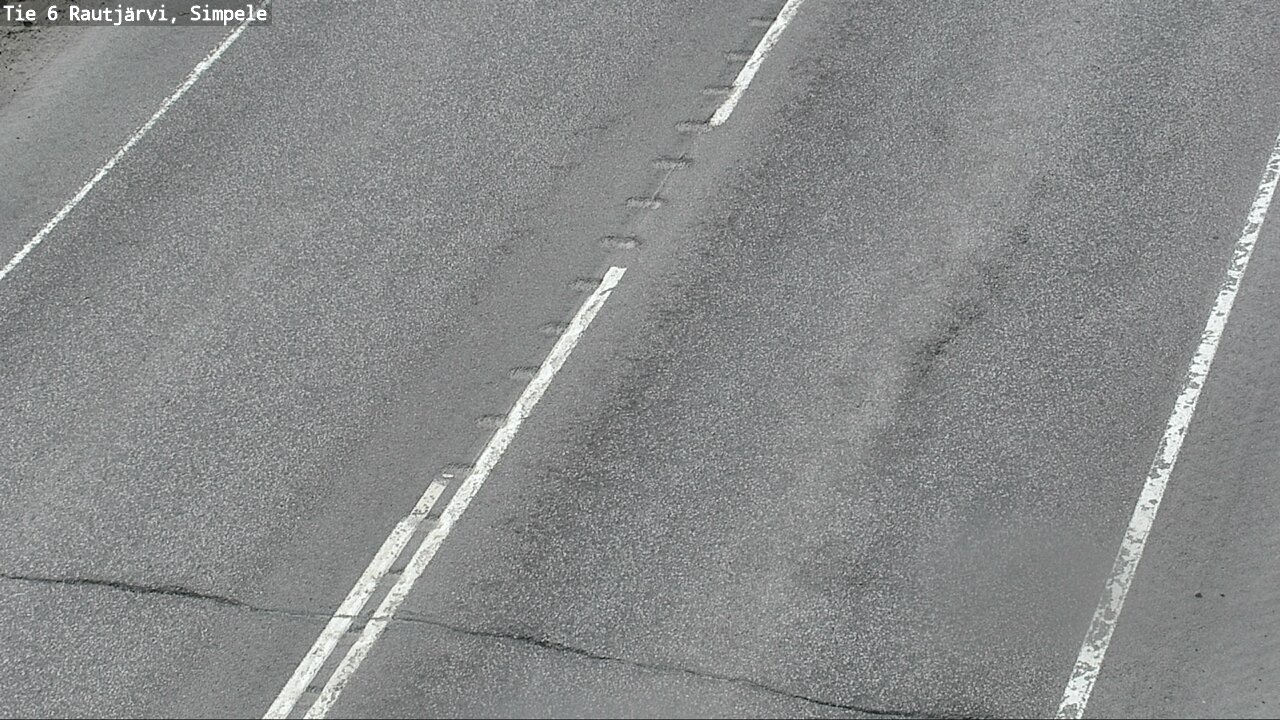 Weather Camera Image Road 6 Rautjärvi, Simpele, Rautjärvi, Etelä-Karjala