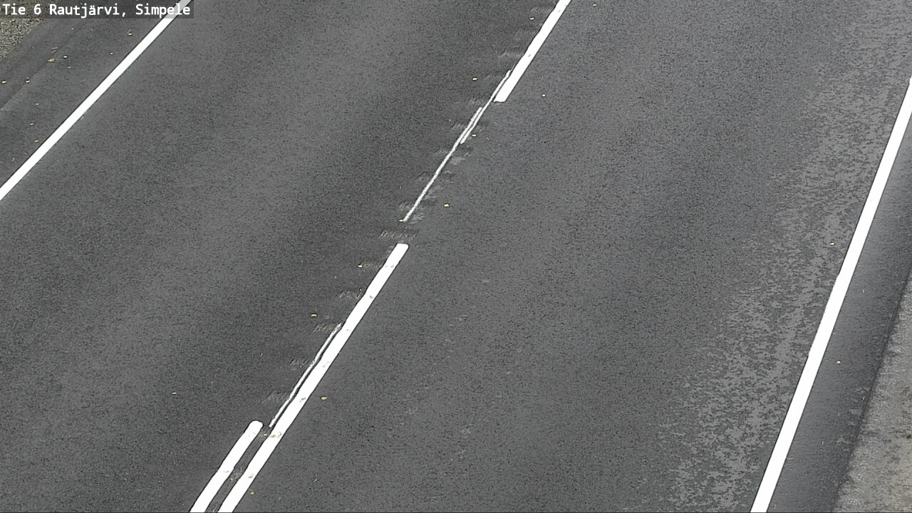 Weather Camera Image Road 6 Rautjärvi, Simpele, Rautjärvi, Etelä-Karjala