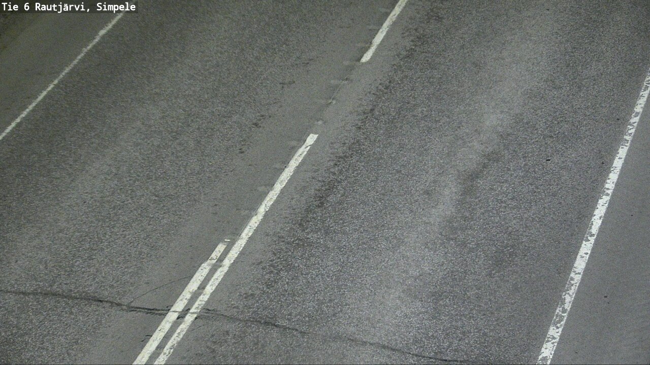 Weather Camera Image Road 6 Rautjärvi, Simpele, Rautjärvi, Etelä-Karjala