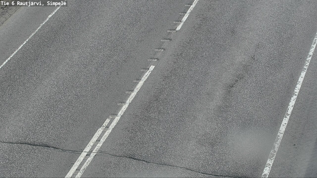 Weather Camera Image Road 6 Rautjärvi, Simpele, Rautjärvi, Etelä-Karjala