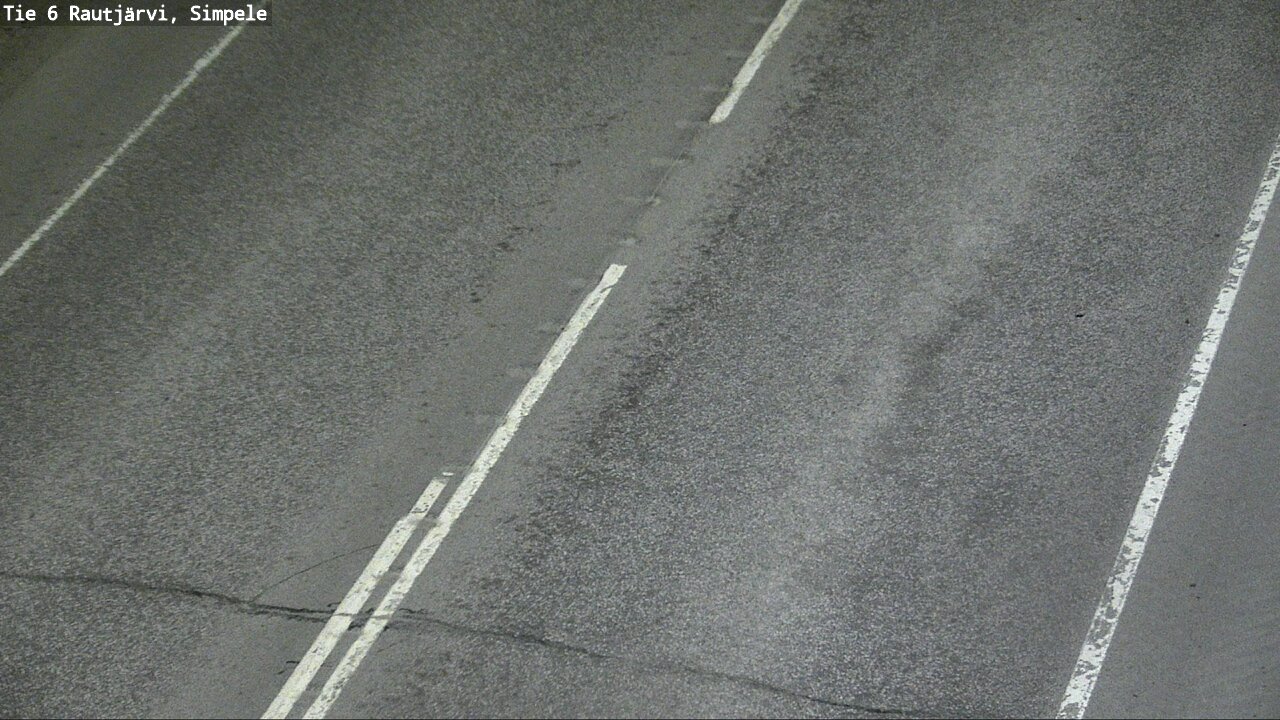 Weather Camera Image Road 6 Rautjärvi, Simpele, Rautjärvi, Etelä-Karjala