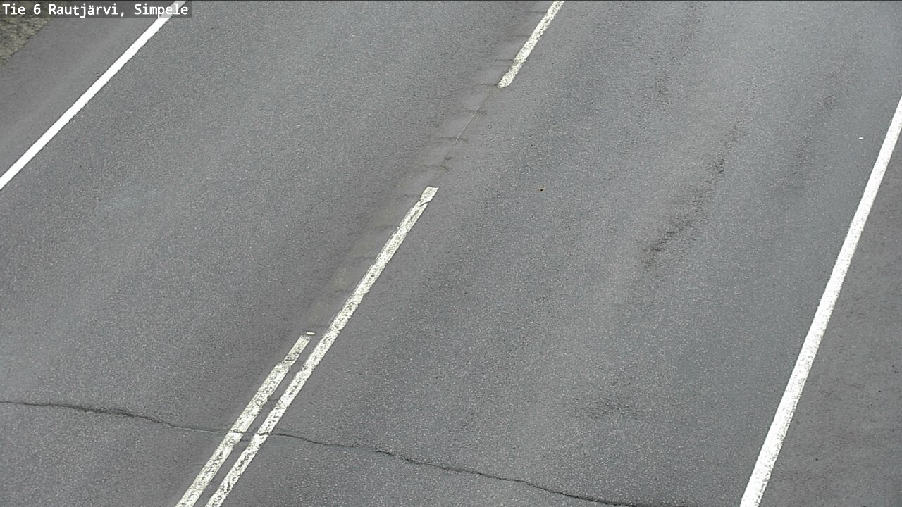 Weather Camera Image Väg 6 Rautjärvi, Simpele, Rautjärvi, Etelä-Karjala