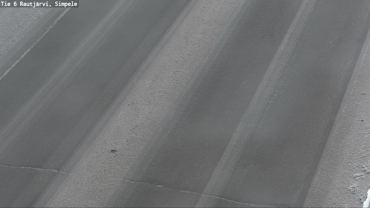 Weather Camera Image Road 6 Rautjärvi, Simpele, Rautjärvi, Etelä-Karjala
