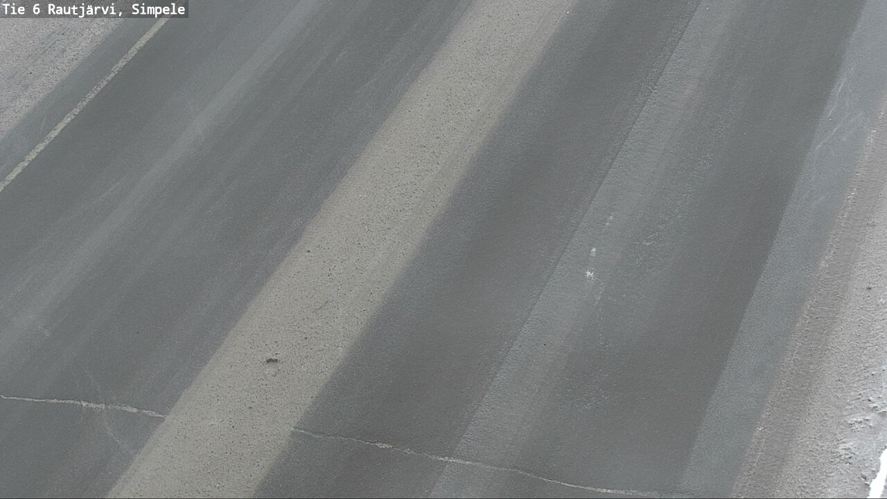 Weather Camera Image Road 6 Rautjärvi, Simpele, Rautjärvi, Etelä-Karjala