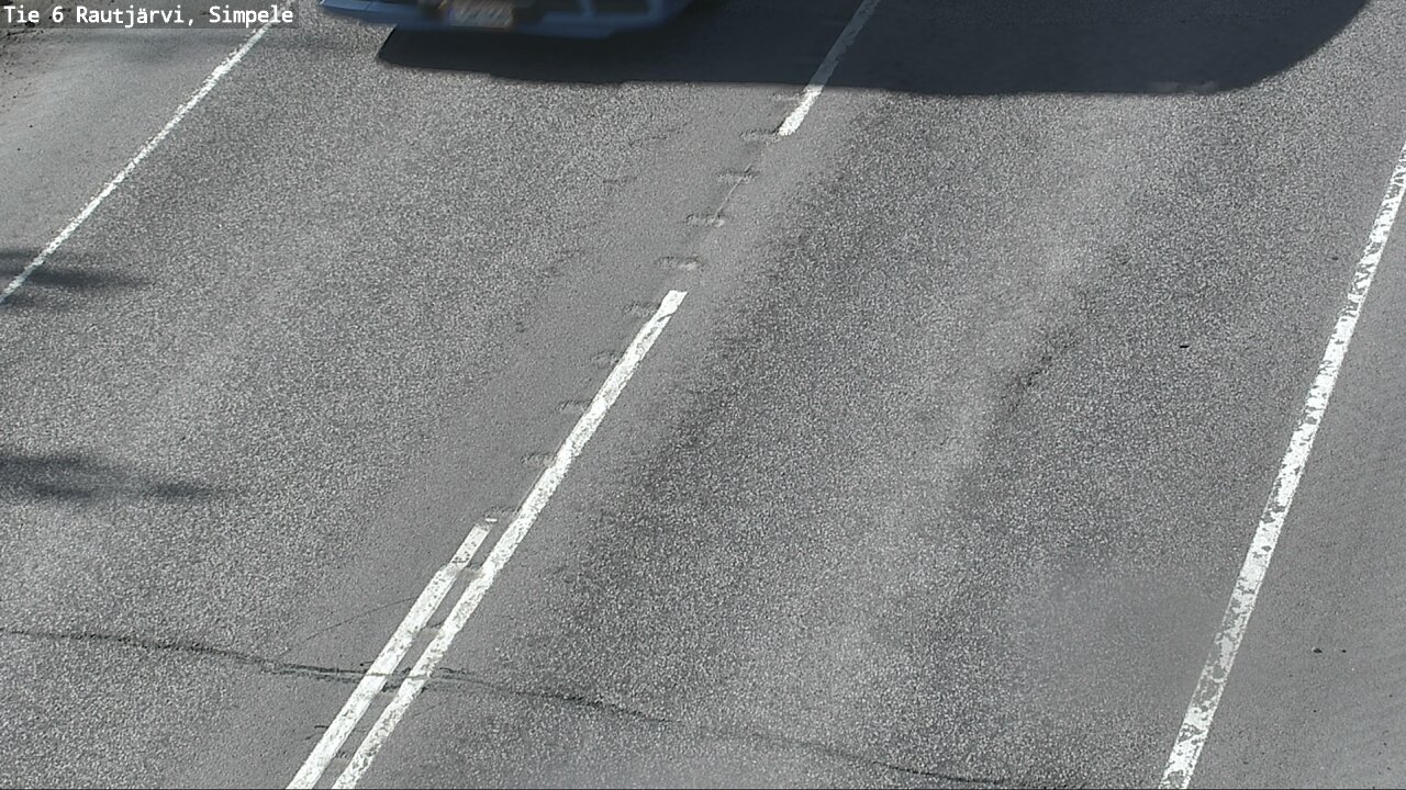 Weather Camera Image Road 6 Rautjärvi, Simpele, Rautjärvi, Etelä-Karjala