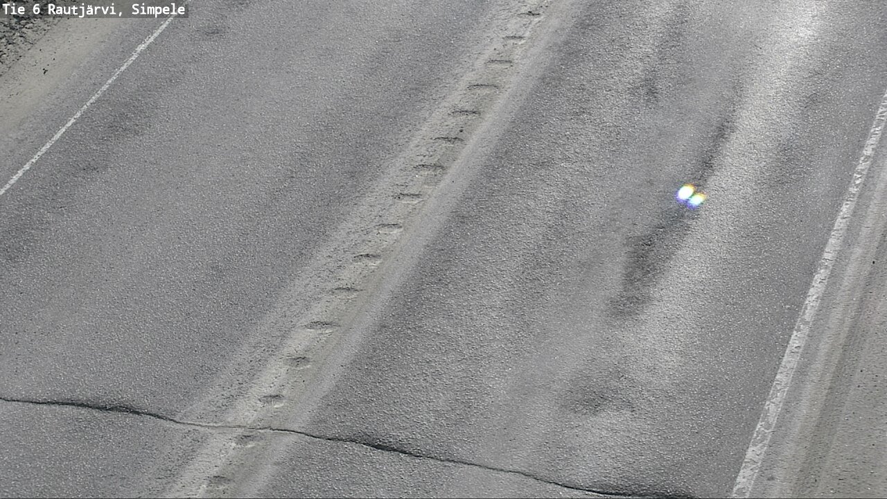 Weather Camera Image Road 6 Rautjärvi, Simpele, Rautjärvi, Etelä-Karjala