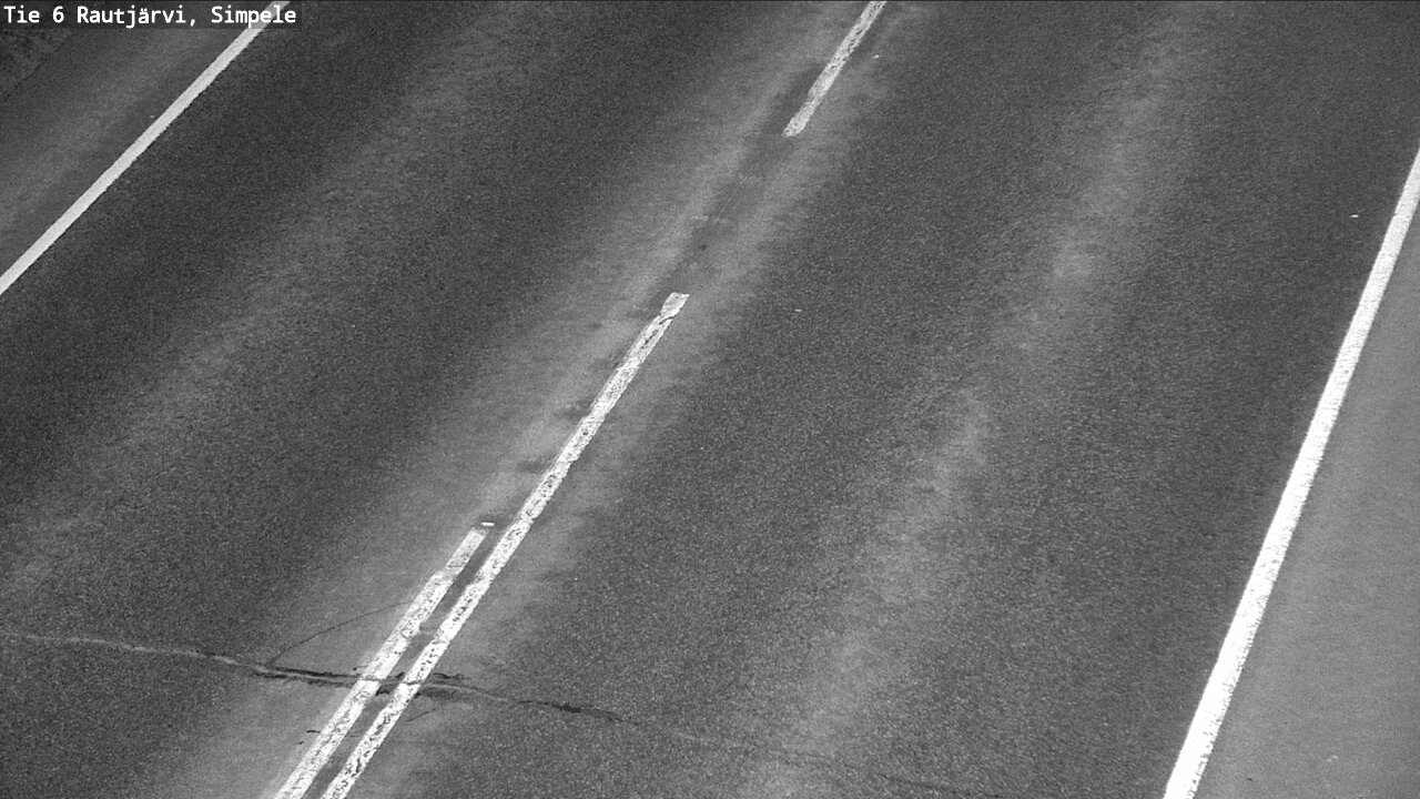 Weather Camera Image Väg 6 Rautjärvi, Simpele, Rautjärvi, Etelä-Karjala