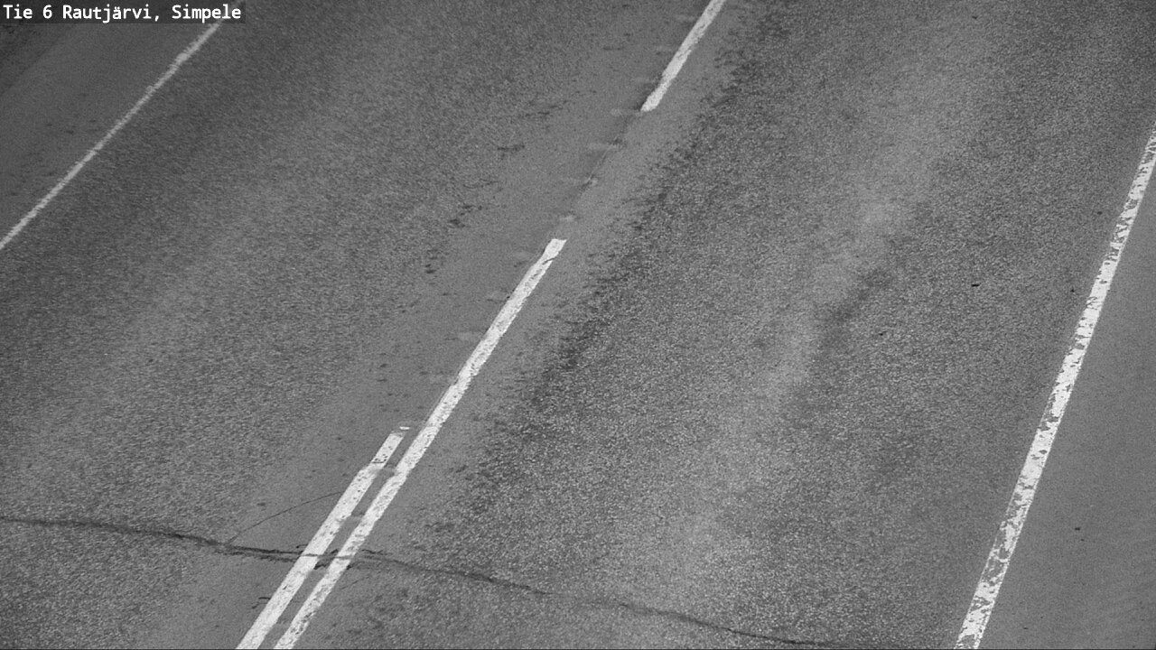 Weather Camera Image Road 6 Rautjärvi, Simpele, Rautjärvi, Etelä-Karjala