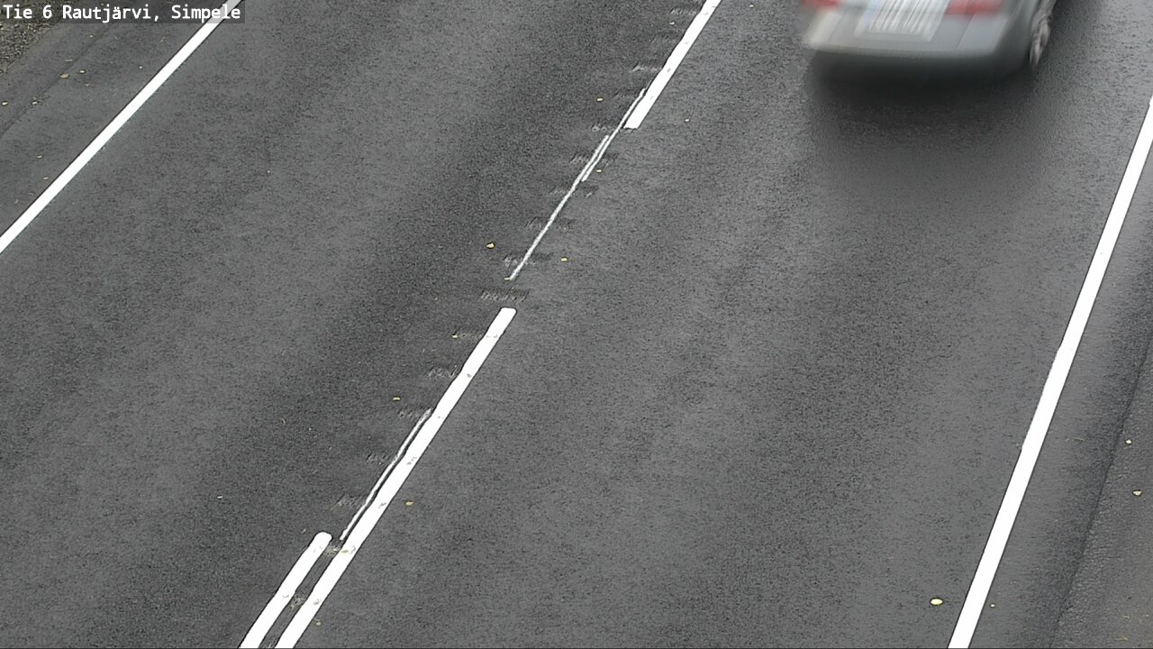 Weather Camera Image Road 6 Rautjärvi, Simpele, Rautjärvi, Etelä-Karjala