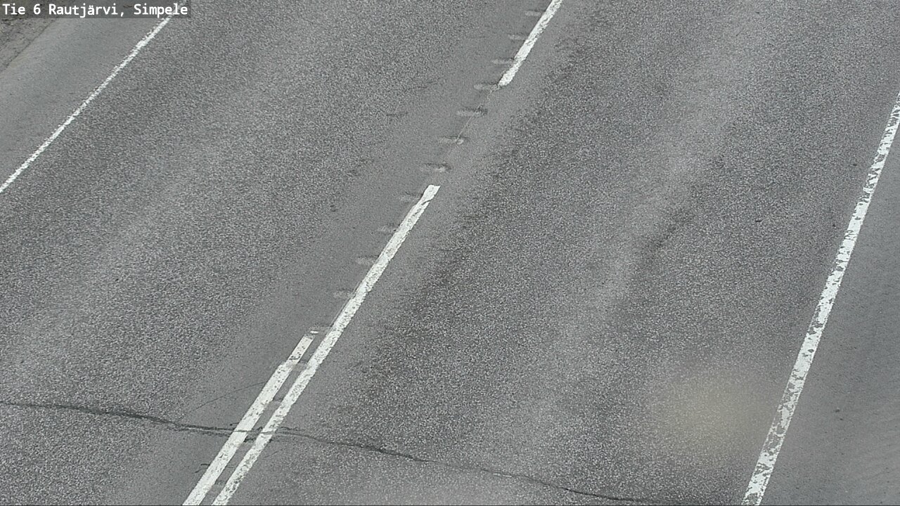 Weather Camera Image Road 6 Rautjärvi, Simpele, Rautjärvi, Etelä-Karjala
