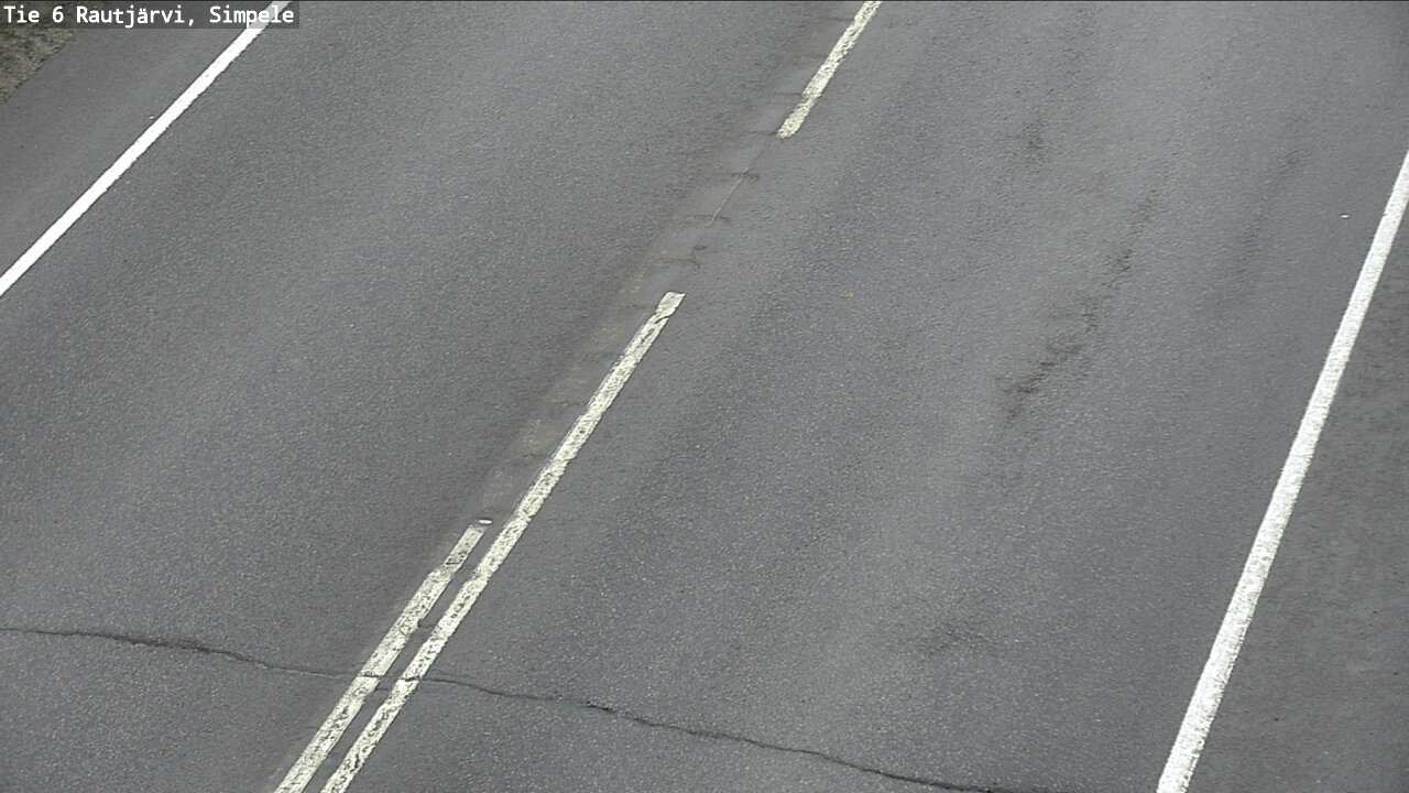 Weather Camera Image Väg 6 Rautjärvi, Simpele, Rautjärvi, Etelä-Karjala