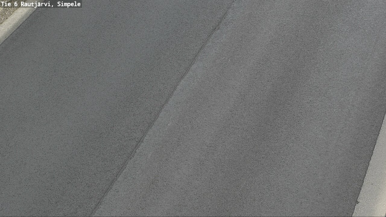 Weather Camera Image Road 6 Rautjärvi, Simpele, Rautjärvi, Etelä-Karjala