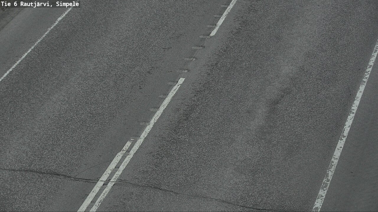 Weather Camera Image Road 6 Rautjärvi, Simpele, Rautjärvi, Etelä-Karjala