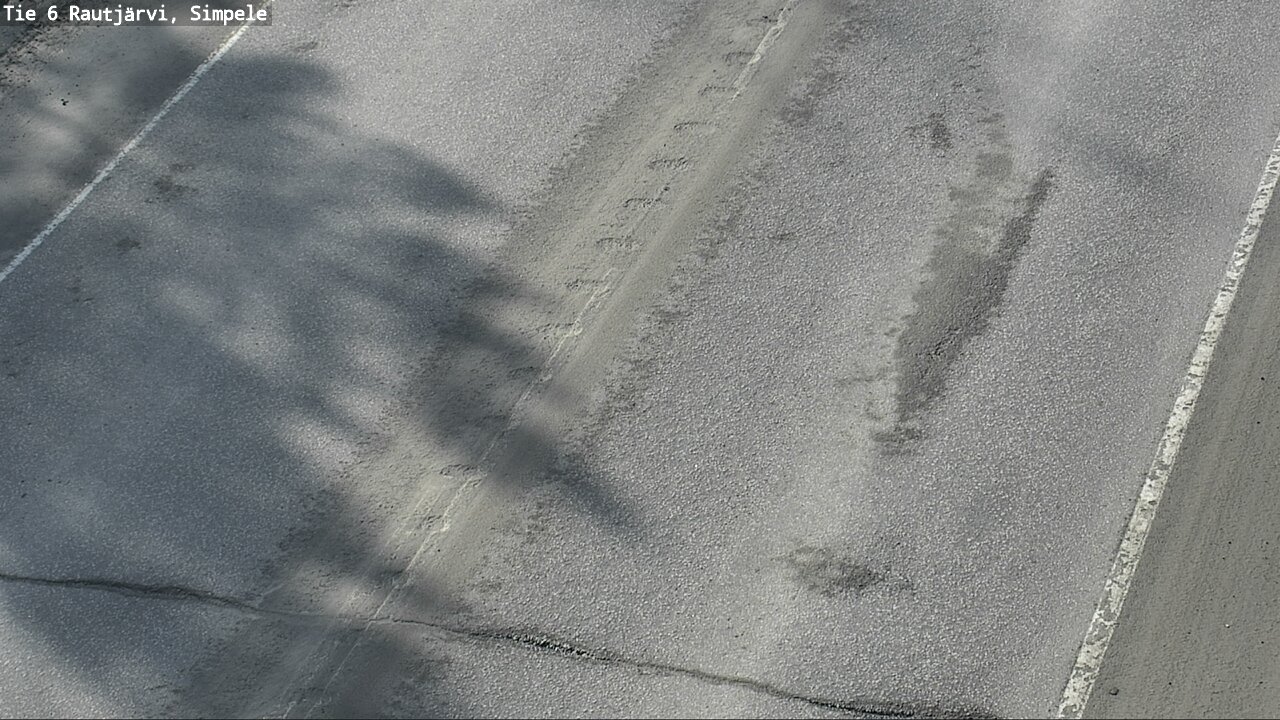 Weather Camera Image Väg 6 Rautjärvi, Simpele, Rautjärvi, Etelä-Karjala