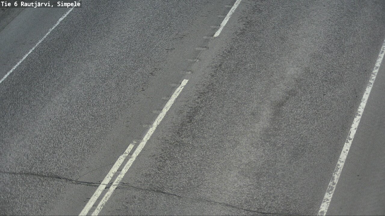 Weather Camera Image Road 6 Rautjärvi, Simpele, Rautjärvi, Etelä-Karjala