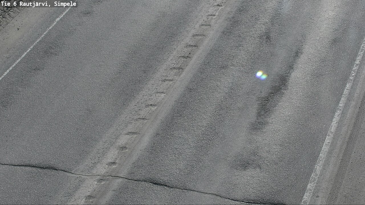 Weather Camera Image Road 6 Rautjärvi, Simpele, Rautjärvi, Etelä-Karjala