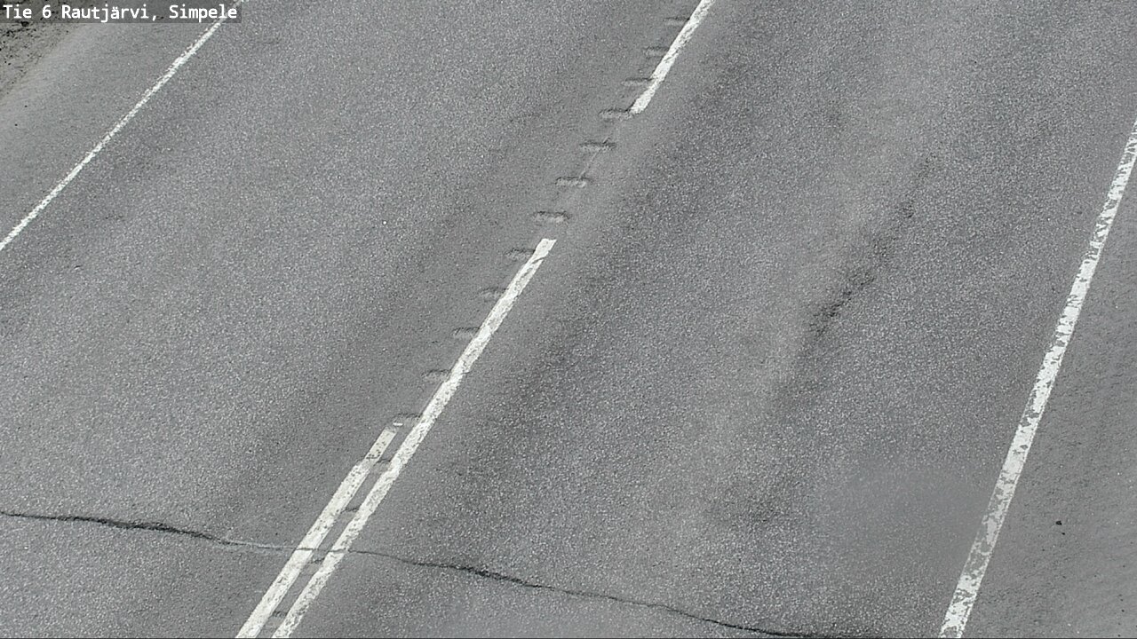 Weather Camera Image Väg 6 Rautjärvi, Simpele, Rautjärvi, Etelä-Karjala