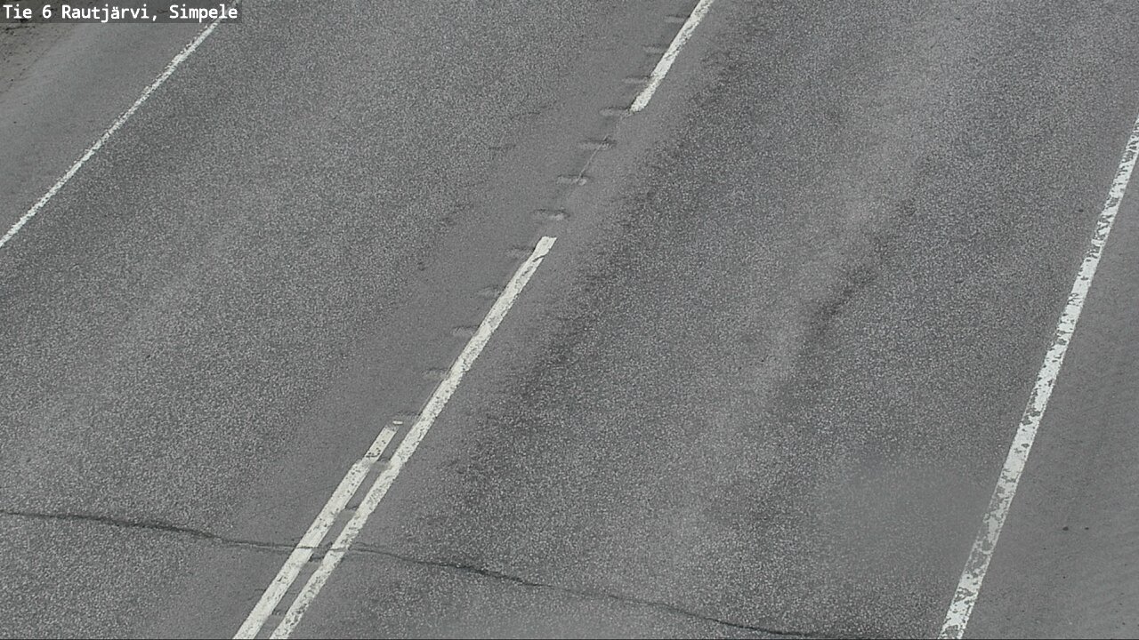 Weather Camera Image Road 6 Rautjärvi, Simpele, Rautjärvi, Etelä-Karjala