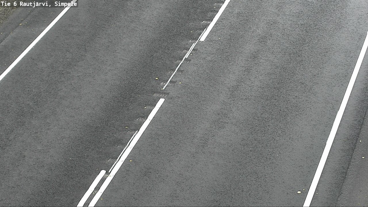 Weather Camera Image Road 6 Rautjärvi, Simpele, Rautjärvi, Etelä-Karjala