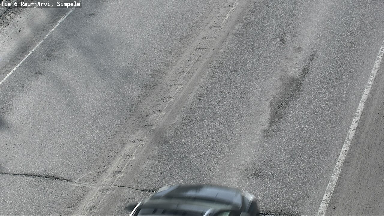 Weather Camera Image Road 6 Rautjärvi, Simpele, Rautjärvi, Etelä-Karjala