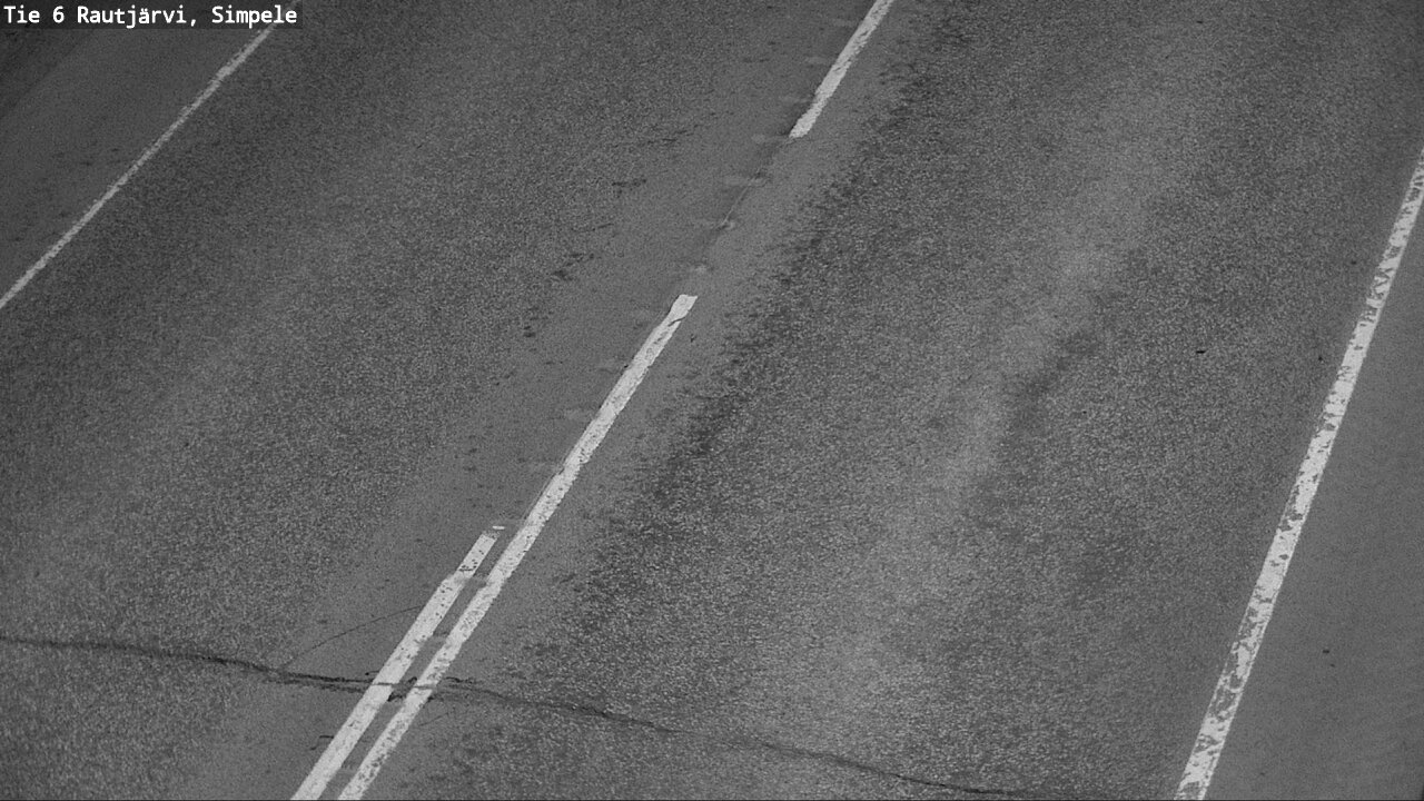 Weather Camera Image Road 6 Rautjärvi, Simpele, Rautjärvi, Etelä-Karjala