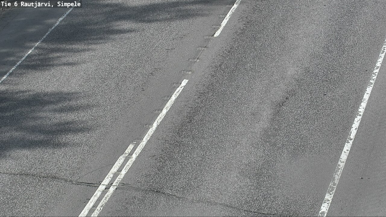 Weather Camera Image Road 6 Rautjärvi, Simpele, Rautjärvi, Etelä-Karjala
