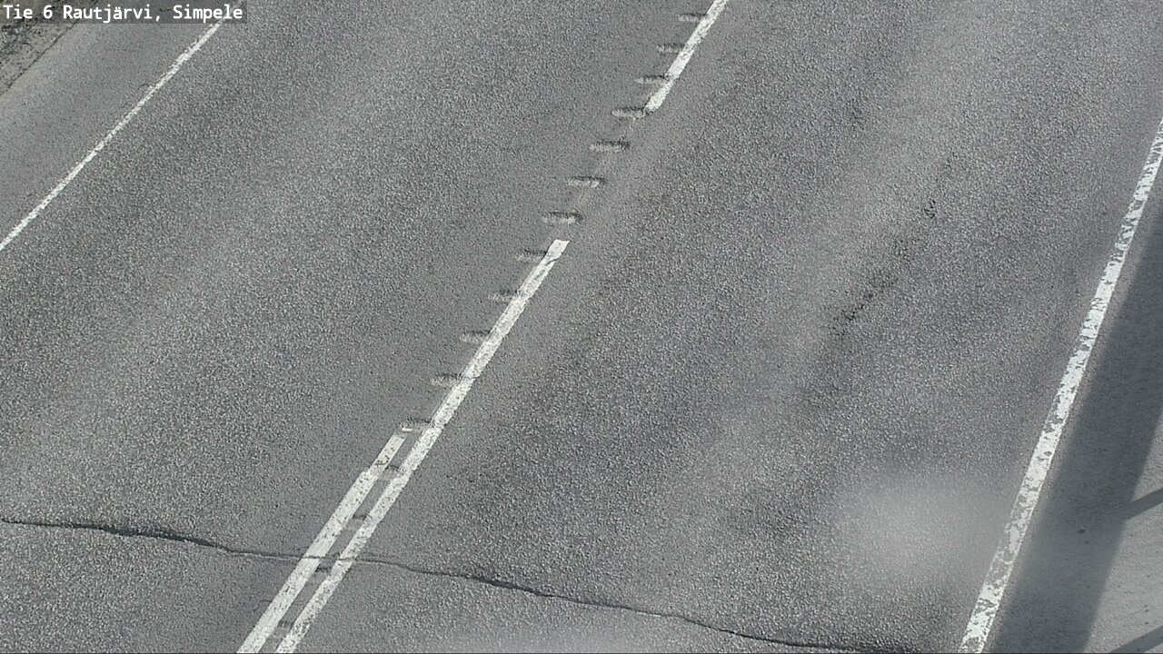 Weather Camera Image Road 6 Rautjärvi, Simpele, Rautjärvi, Etelä-Karjala
