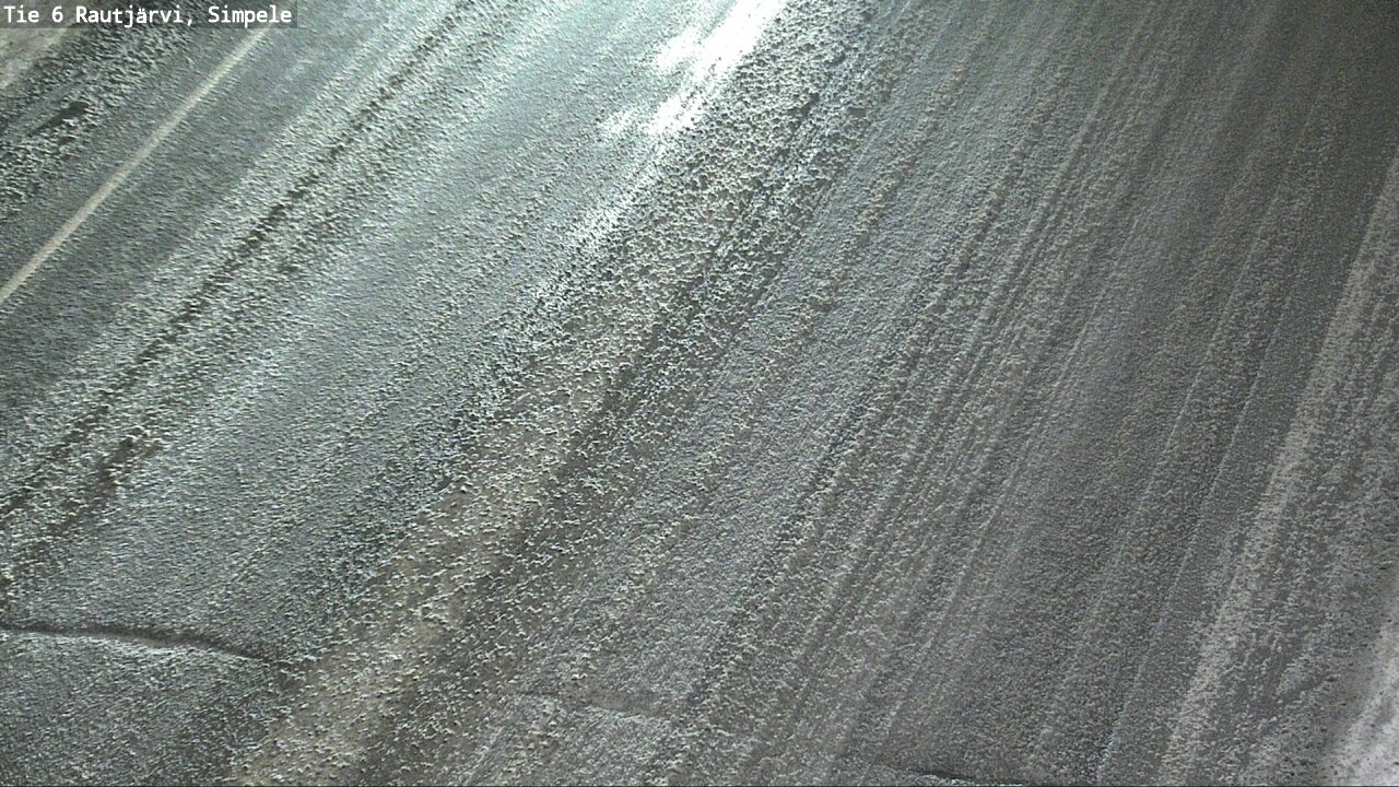 Weather Camera Image Road 6 Rautjärvi, Simpele, Rautjärvi, Etelä-Karjala