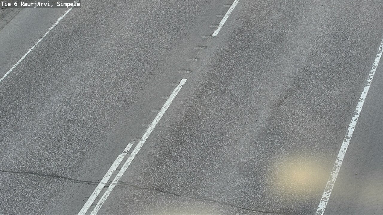 Weather Camera Image Road 6 Rautjärvi, Simpele, Rautjärvi, Etelä-Karjala