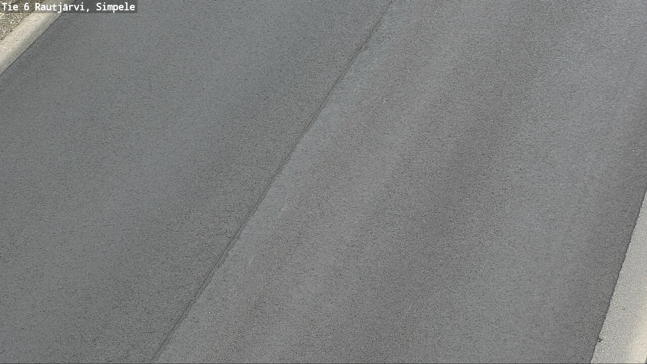 Weather Camera Image Road 6 Rautjärvi, Simpele, Rautjärvi, Etelä-Karjala