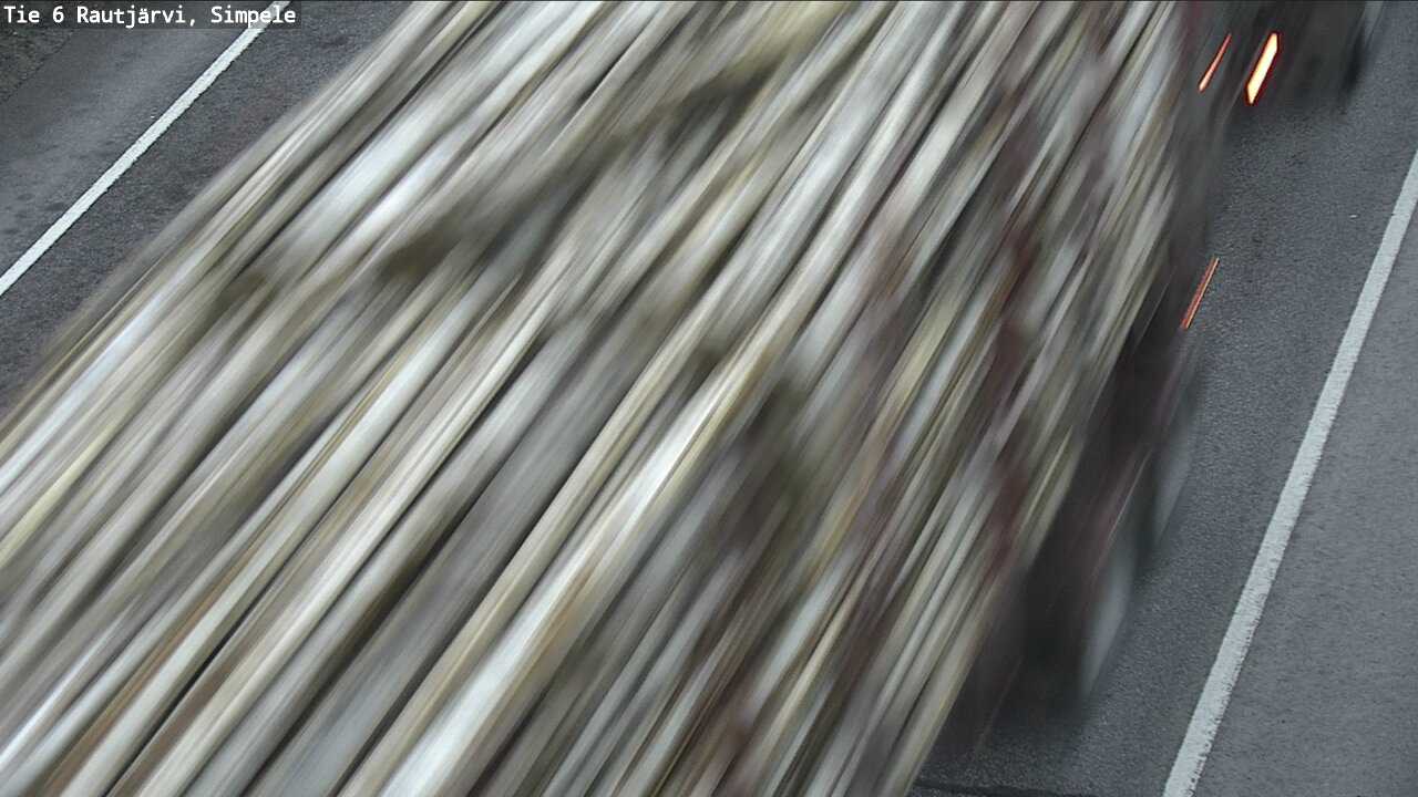 Weather Camera Image Väg 6 Rautjärvi, Simpele, Rautjärvi, Etelä-Karjala
