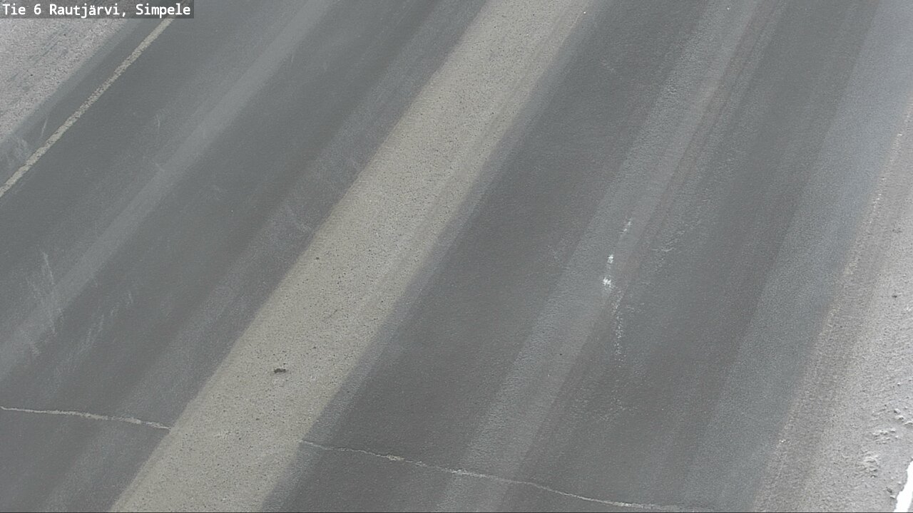 Weather Camera Image Road 6 Rautjärvi, Simpele, Rautjärvi, Etelä-Karjala