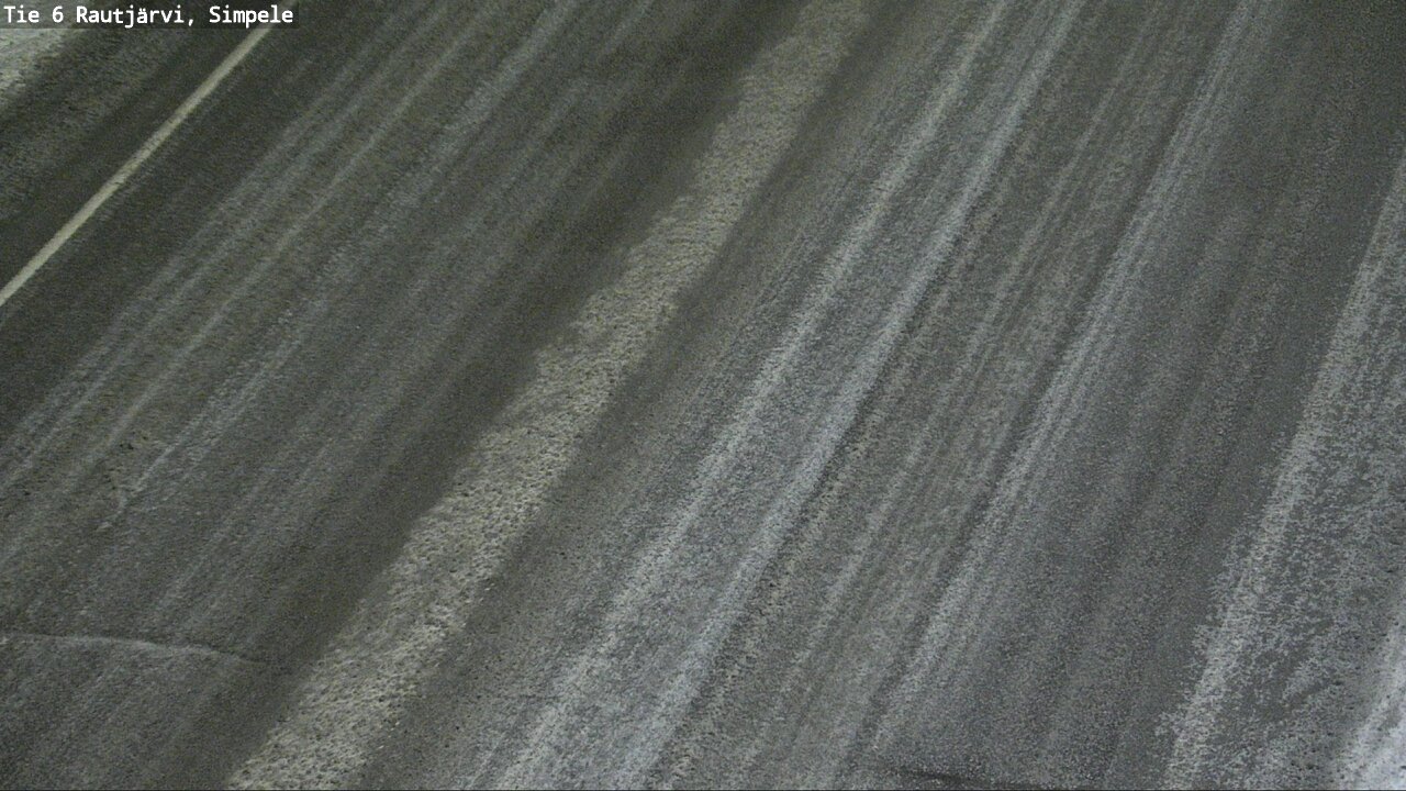 Weather Camera Image Road 6 Rautjärvi, Simpele, Rautjärvi, Etelä-Karjala