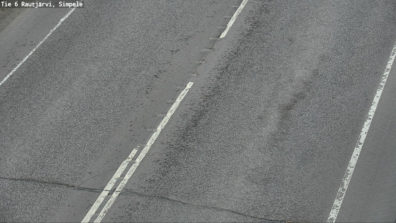 Weather Camera Image Road 6 Rautjärvi, Simpele, Rautjärvi, Etelä-Karjala