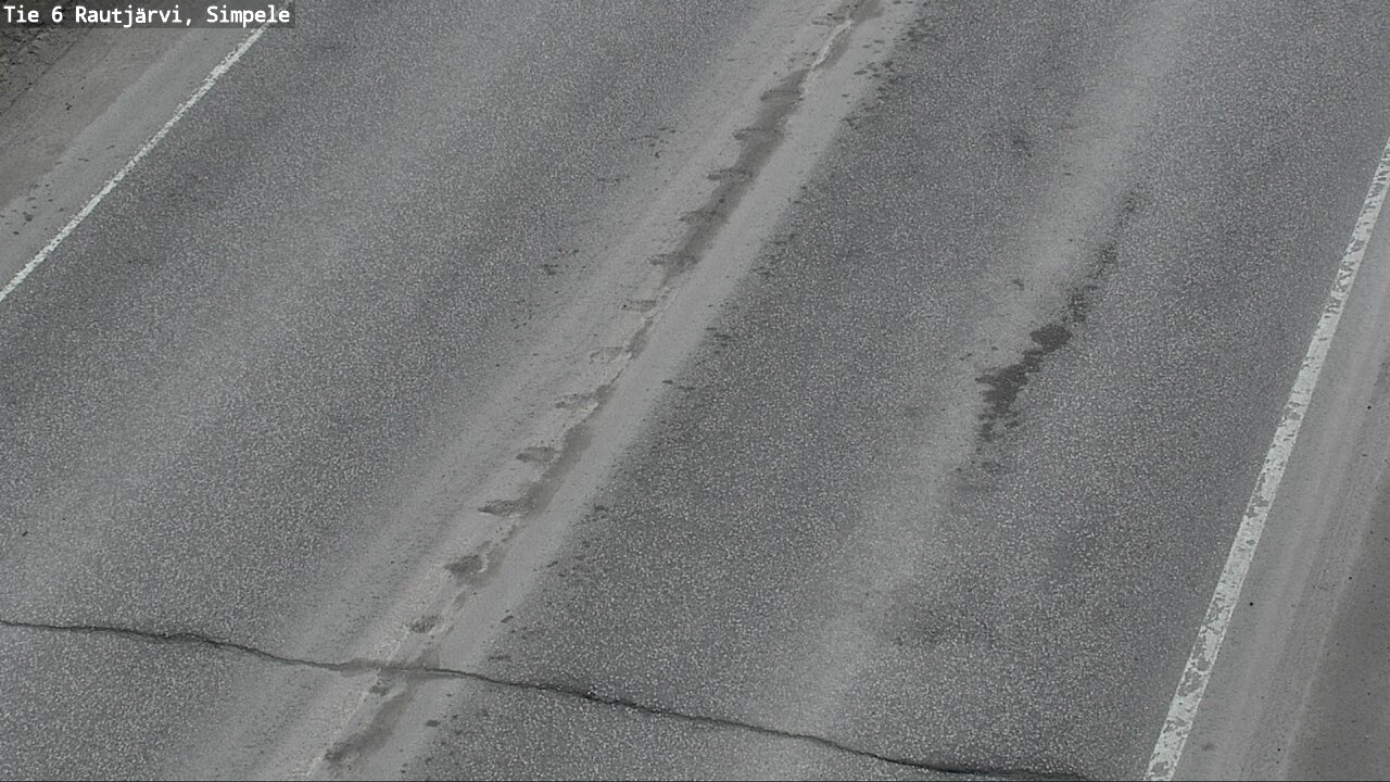 Weather Camera Image Road 6 Rautjärvi, Simpele, Rautjärvi, Etelä-Karjala