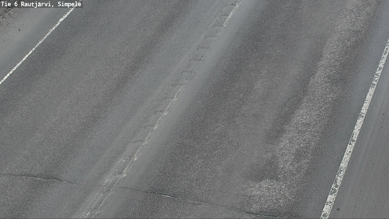 Weather Camera Image Väg 6 Rautjärvi, Simpele, Rautjärvi, Etelä-Karjala