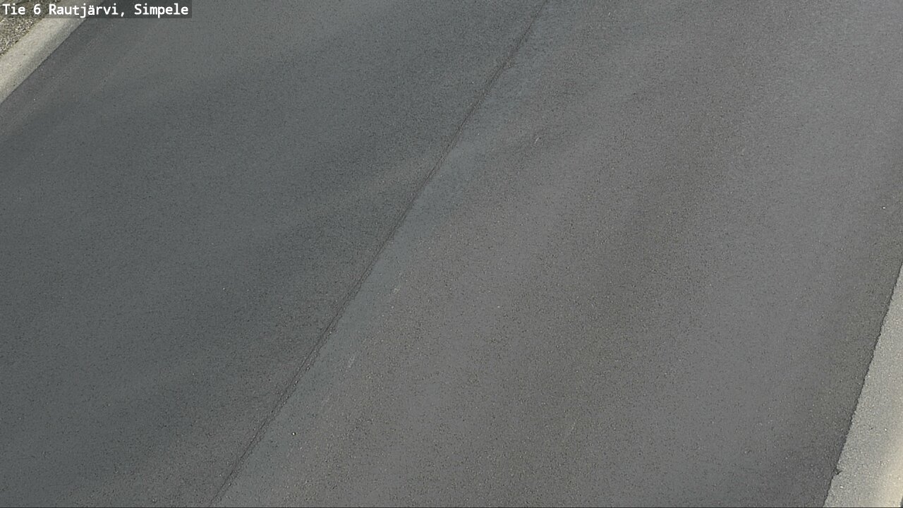Weather Camera Image Road 6 Rautjärvi, Simpele, Rautjärvi, Etelä-Karjala