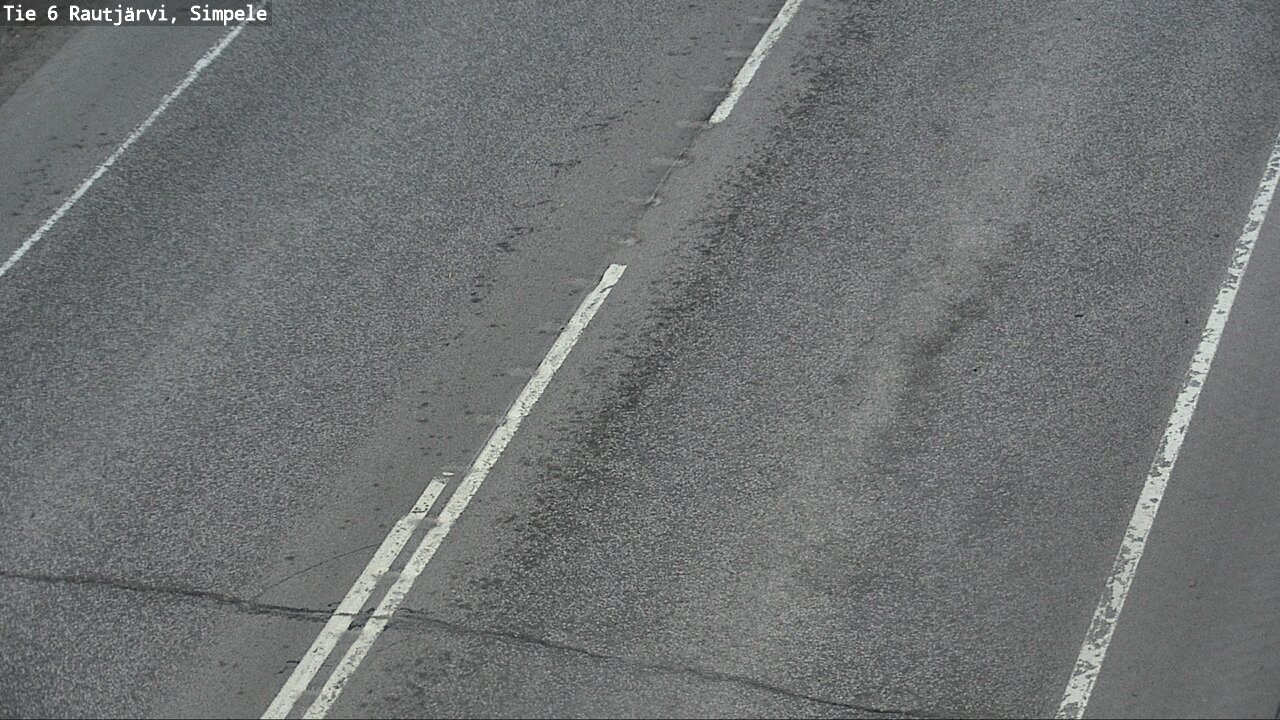 Weather Camera Image Road 6 Rautjärvi, Simpele, Rautjärvi, Etelä-Karjala