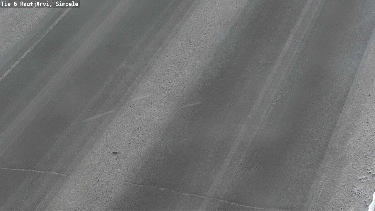 Weather Camera Image Road 6 Rautjärvi, Simpele, Rautjärvi, Etelä-Karjala