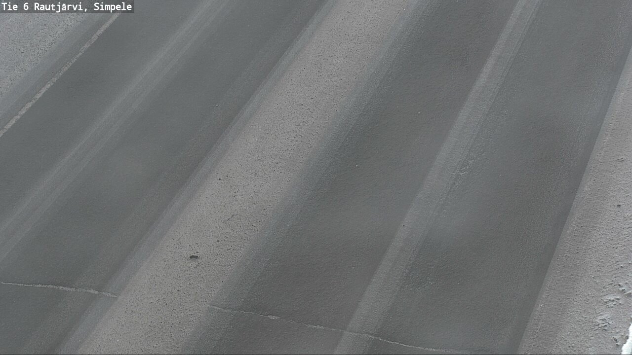 Weather Camera Image Road 6 Rautjärvi, Simpele, Rautjärvi, Etelä-Karjala