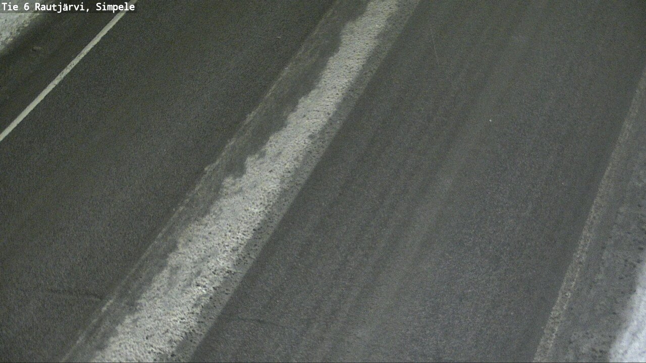 Weather Camera Image Road 6 Rautjärvi, Simpele, Rautjärvi, Etelä-Karjala