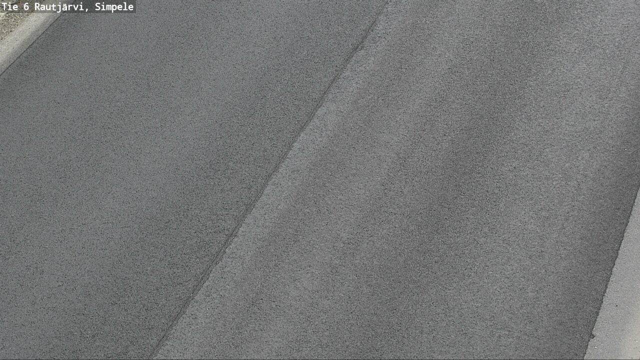 Weather Camera Image Väg 6 Rautjärvi, Simpele, Rautjärvi, Etelä-Karjala