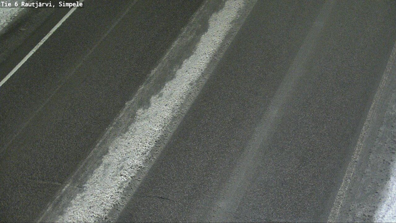 Weather Camera Image Road 6 Rautjärvi, Simpele, Rautjärvi, Etelä-Karjala