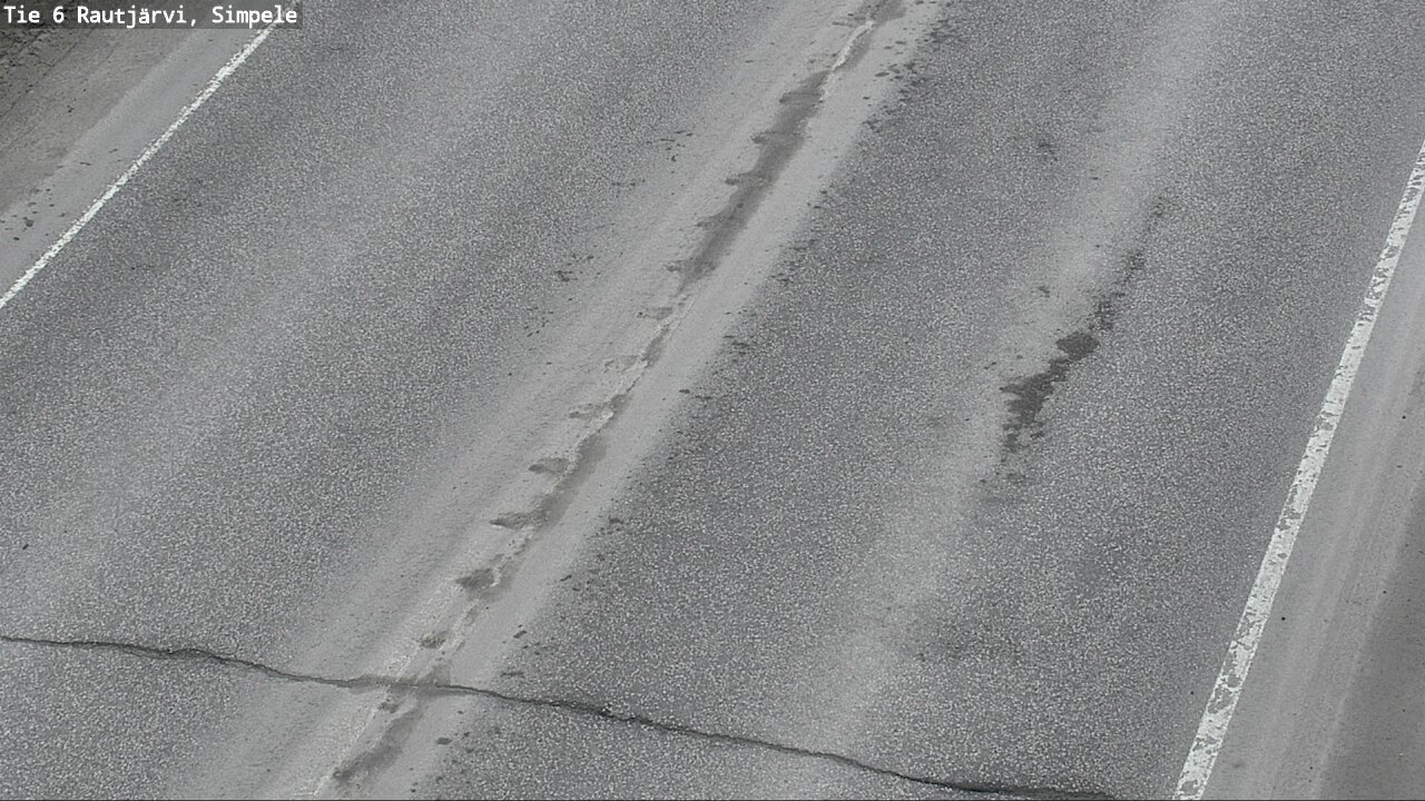 Weather Camera Image Road 6 Rautjärvi, Simpele, Rautjärvi, Etelä-Karjala