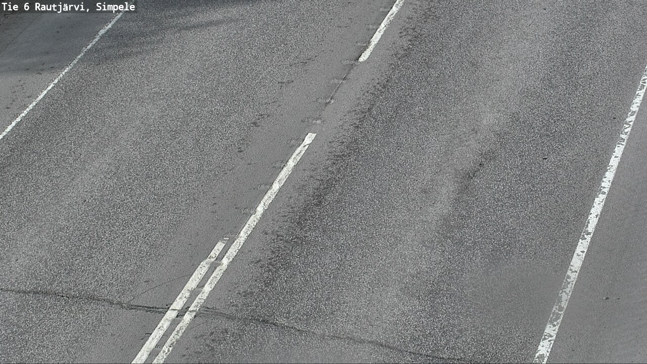 Weather Camera Image Road 6 Rautjärvi, Simpele, Rautjärvi, Etelä-Karjala